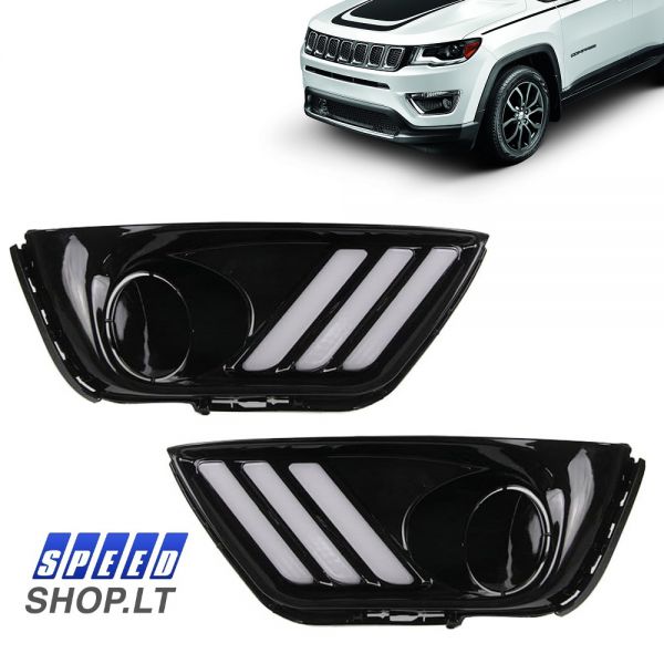 Jeep Compass LED dienos šviesos žibintai